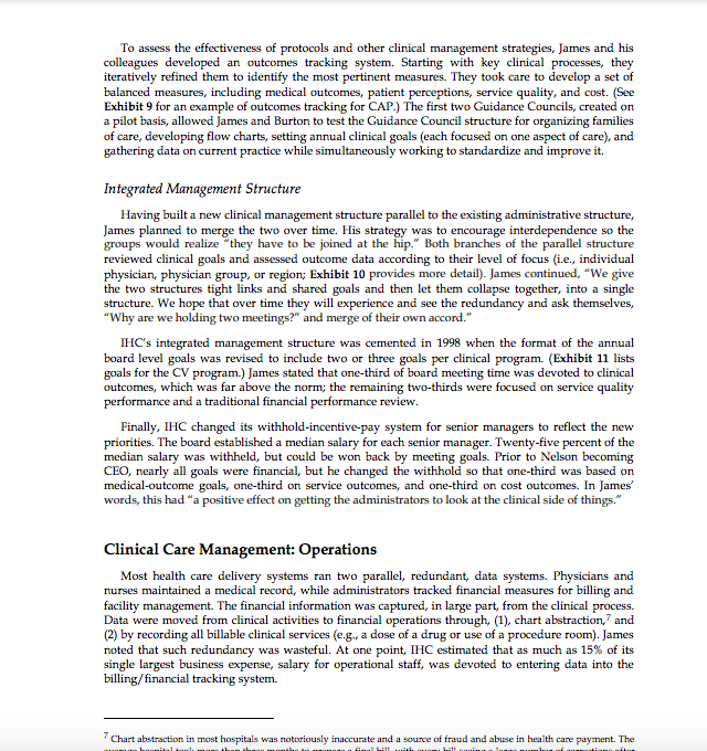 Please reference the below case study to answer