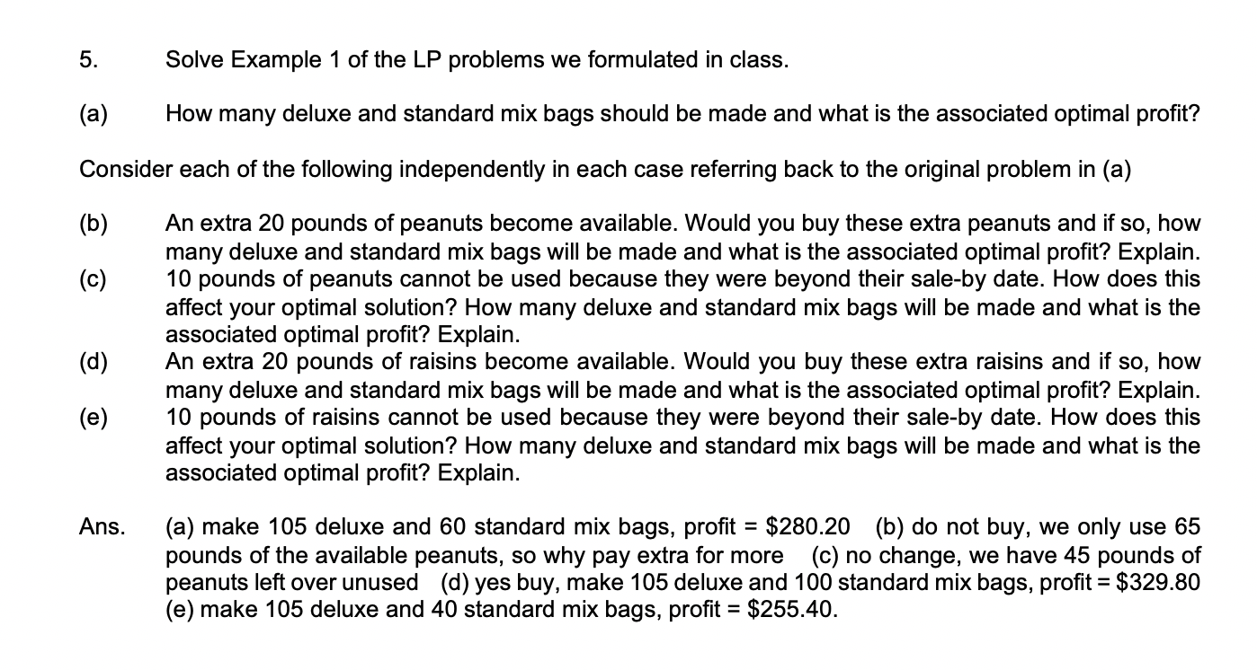 NUMBER 5 LINEAR PROGRAMMING EXAMPLES - 1 --> what
