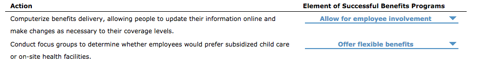 DROP DOWN OPTIONS: ALLOW FOR EMPLOYEE