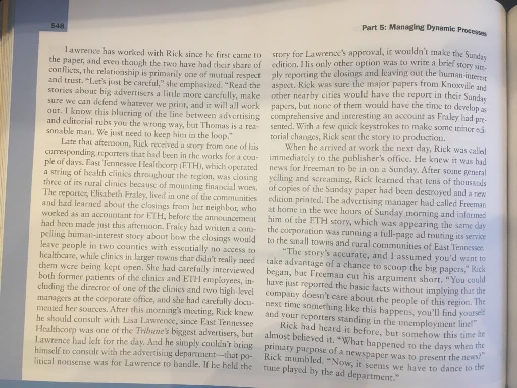 **CASE SYSLYSIS NEED 2-3 PAGES** Analyze the