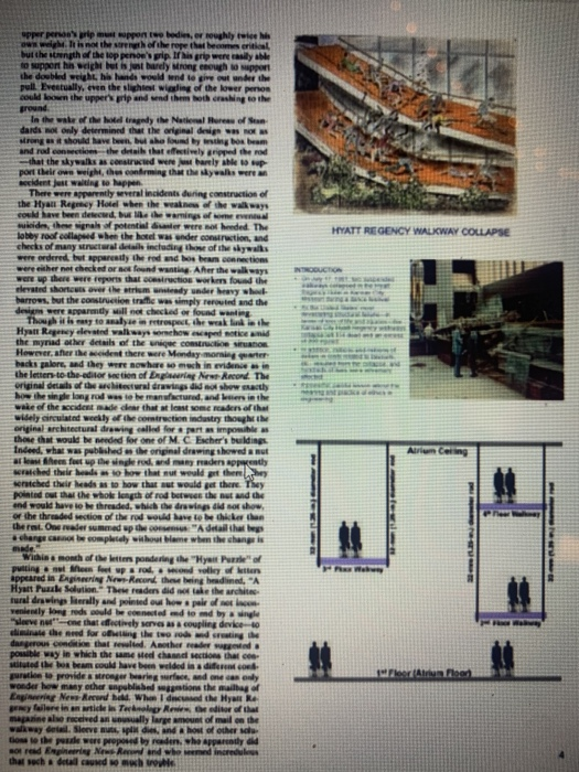 Hyatt regency hotel walkway collapse case study