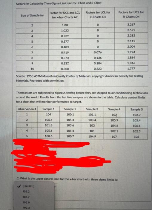 103.2, 103.7, 105.9, or 102.3 Factors for