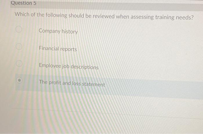 hello please help! Which of the following should