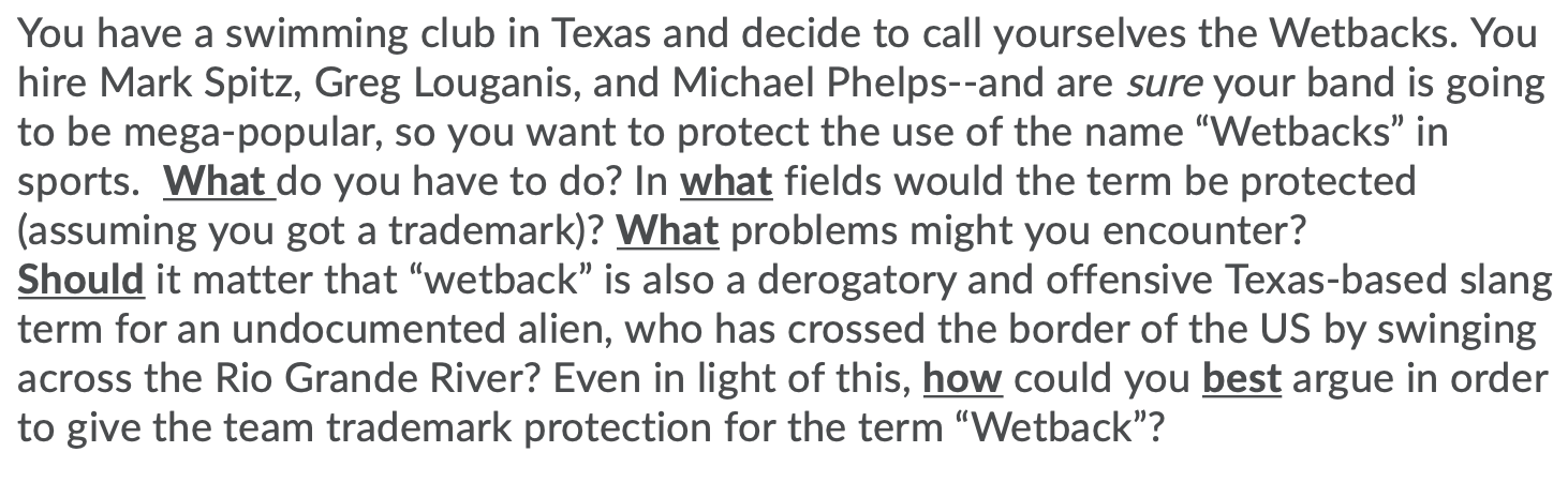 You have a swimming club in Texas and decide to