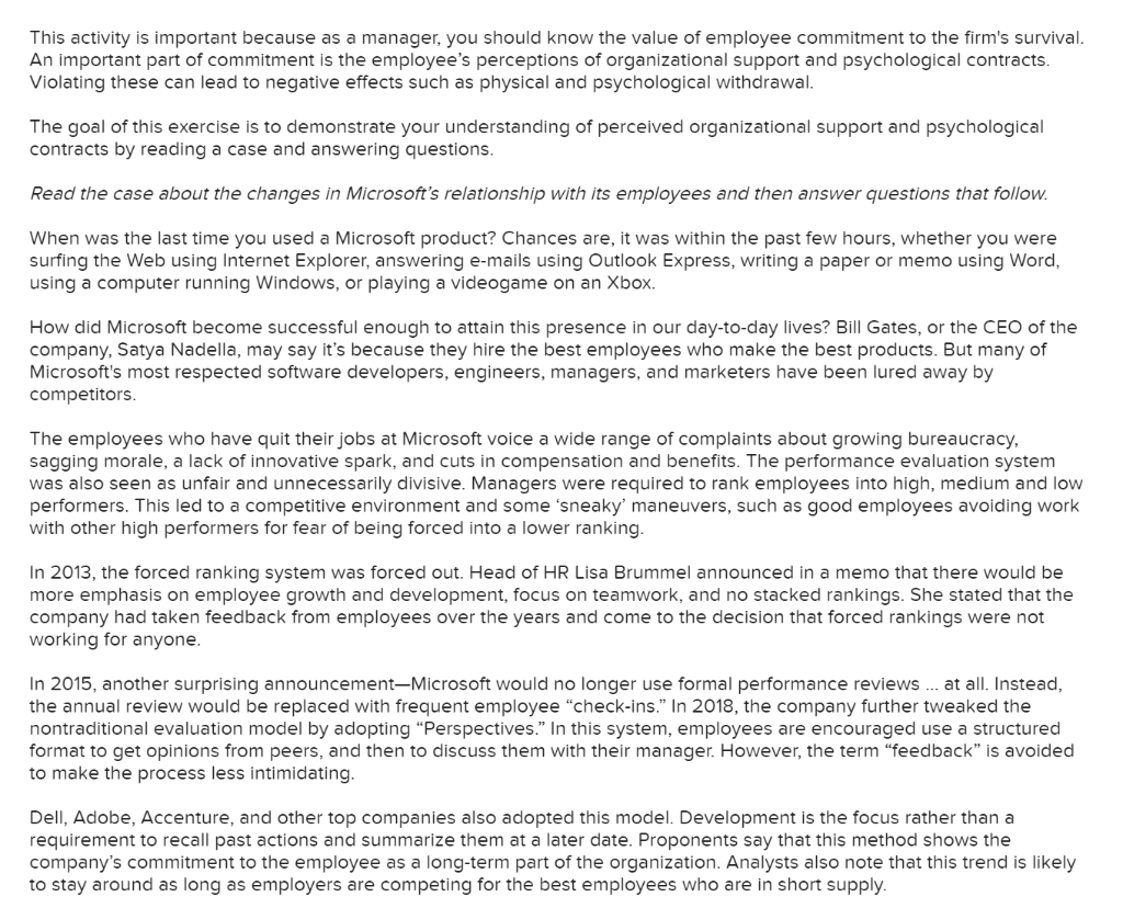 This activity is important because as a manager,