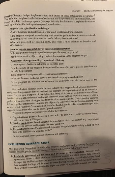 Review the Research Process and Evaluation