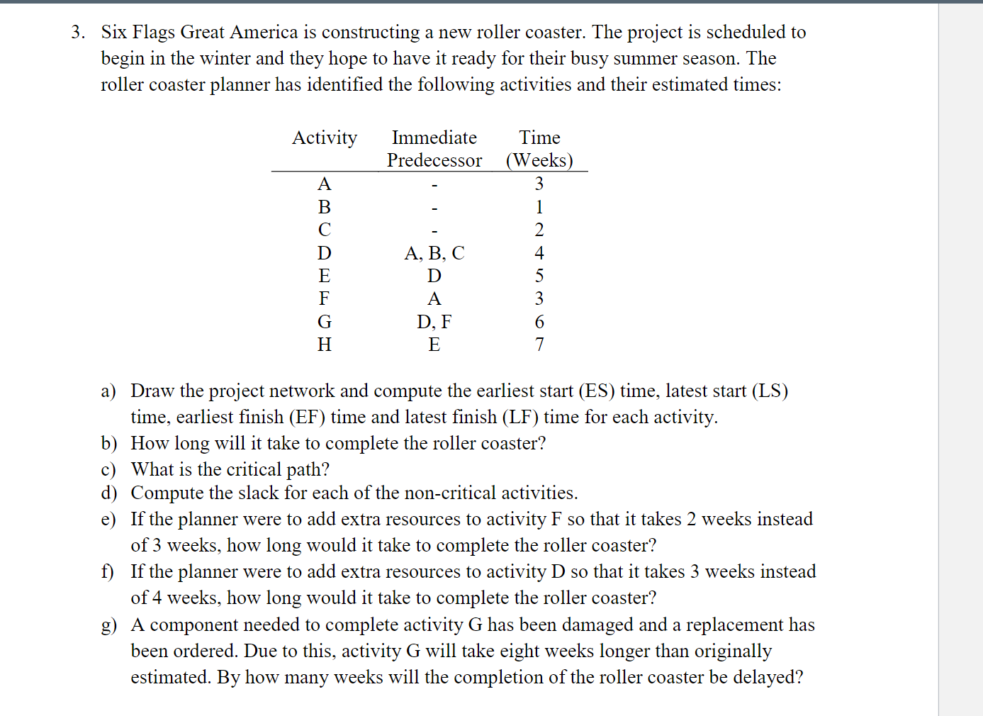 3. Six Flags Great America is constructing a new