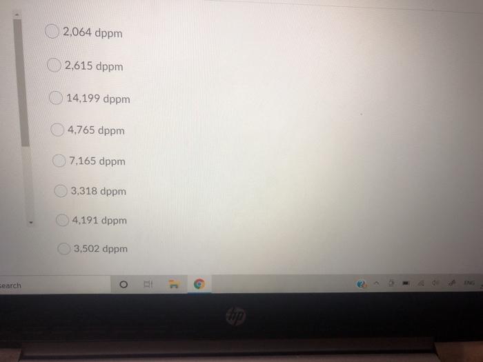 Question 8 (2 points) Your process yields an