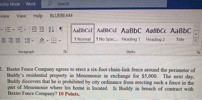 answer question half page double spaced. bility