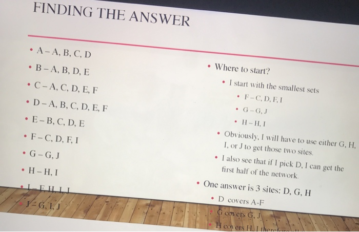 answer the last slide that says "now do it