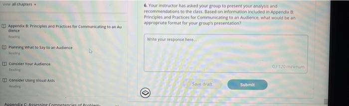 It should be According Appendix B- View all