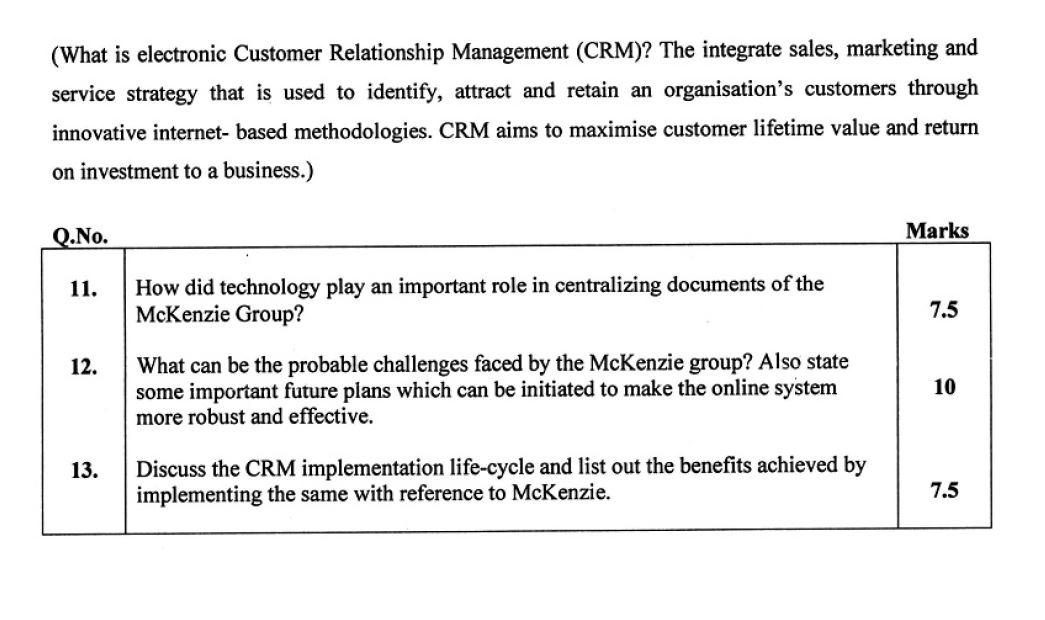 CASE STUDY Established in 1998, McKenzie Group