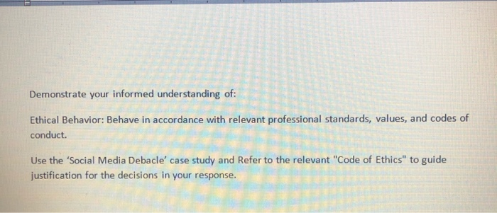 Case Study 1: #Social Media Debacle Introduction