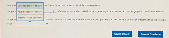 Chapter 03 Assignment individual Characteristics