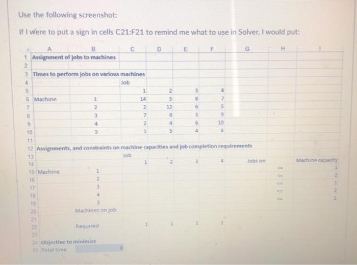 Consider following spreadsheet for the Aggregate