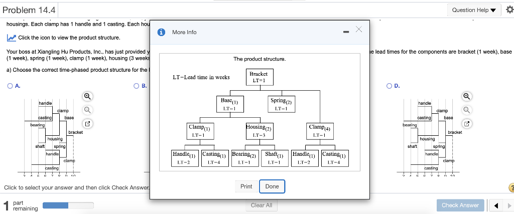 Problem 14.4 Question Help o Click the icon to