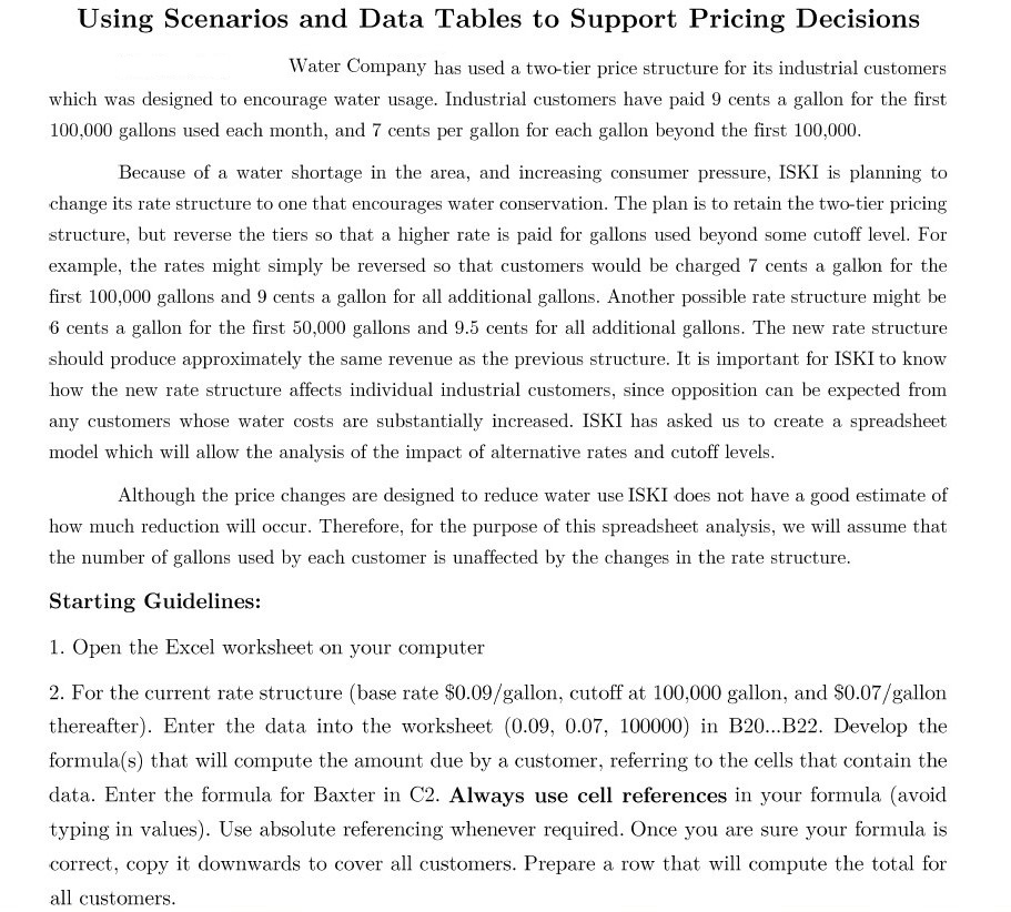 Below Excel File: While Answering write down