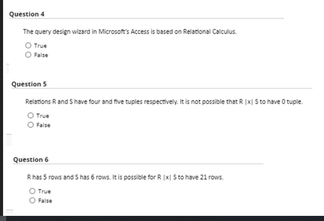 Design Of Database Course Question 4 The query