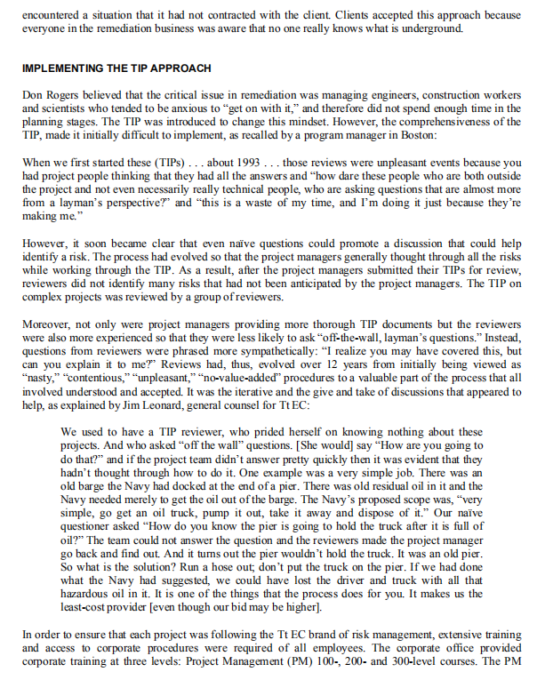 question 2.Elaborate on risk assessment as per