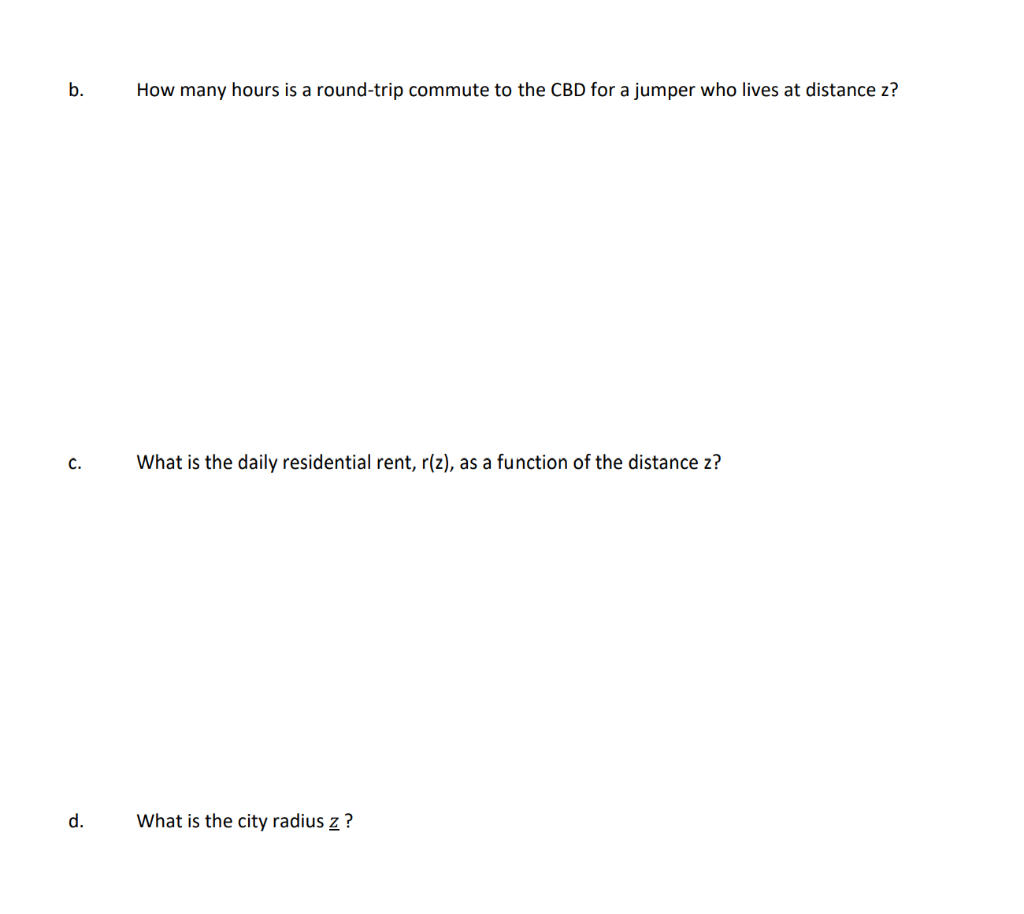 Residents of Jumpytown commute by jumping to the