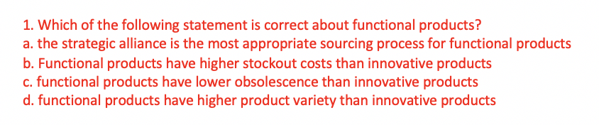 1. Which of the following statement is correct