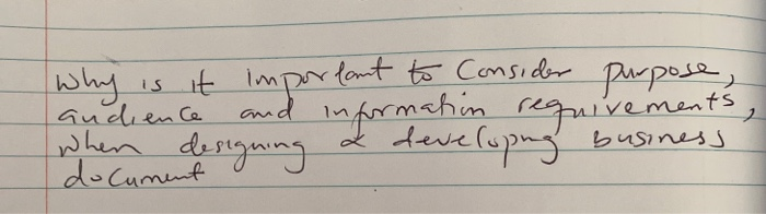 why is it important to Consider purpose, audience
