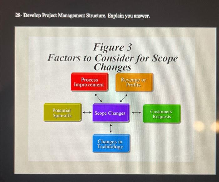 28- Develop Project Management Structure. Explain