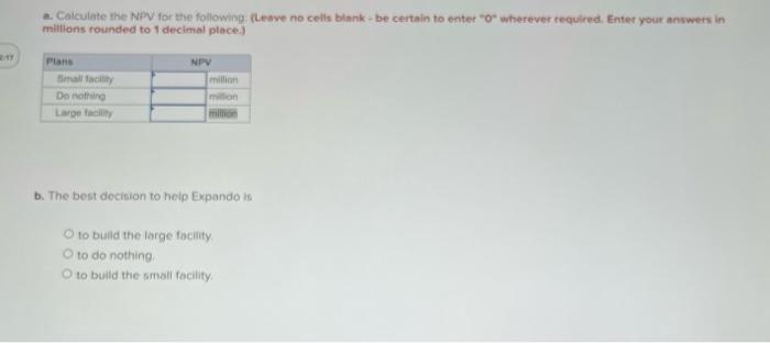 please answer a and b fast Expando, Inc. is