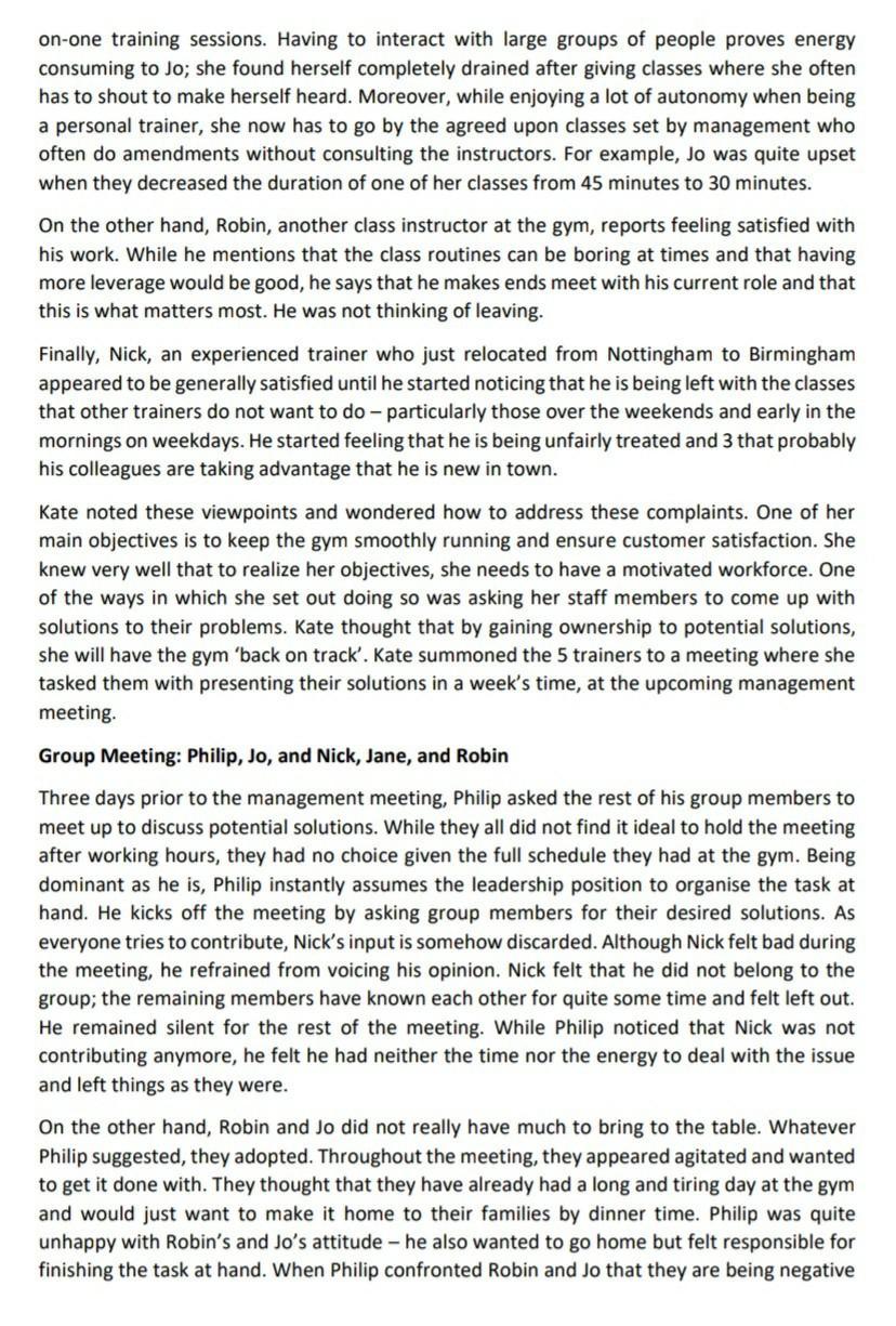 Using the Big 5 theory on individual differences,