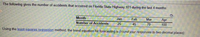 both parts please! Using the least-sogression