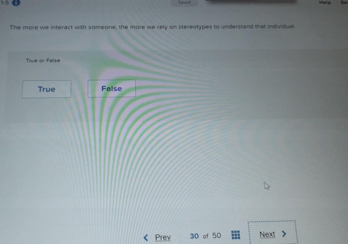 1-5 Saved Help Sa The more we interact with