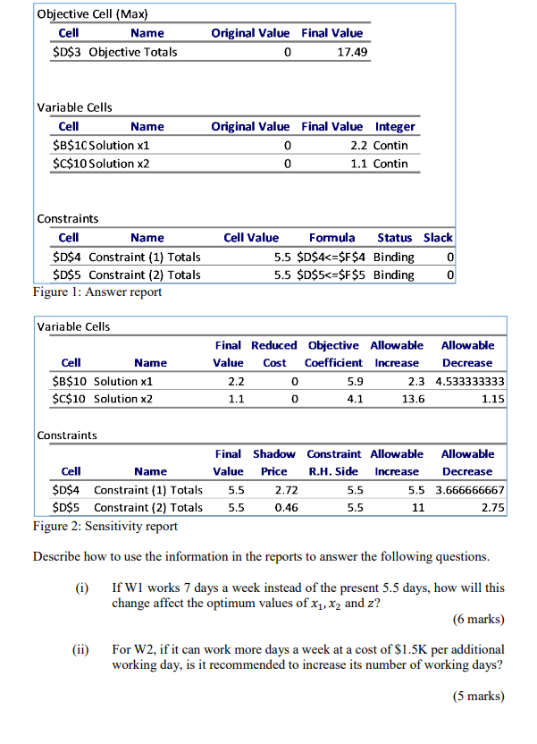 Fx Chemicals produces two products ( P1,P2),