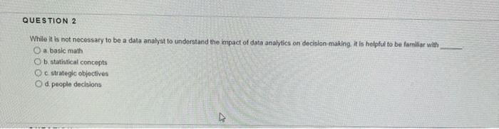 pls answer all the questions QUESTION 2 While it