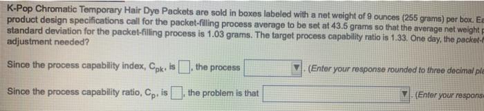 K-Pop Chromatic Temporary Hair Dye Packets are