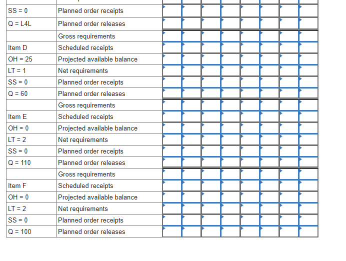 Problem 21-16 (Algo) One unit of A is composed of
