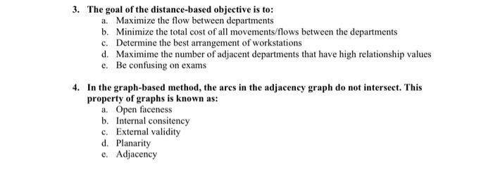 3. The goal of the distance-based objective is