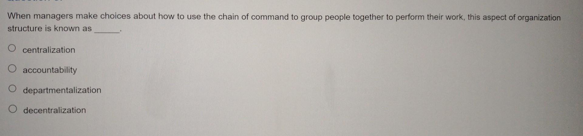 When managers make choices about how to use the