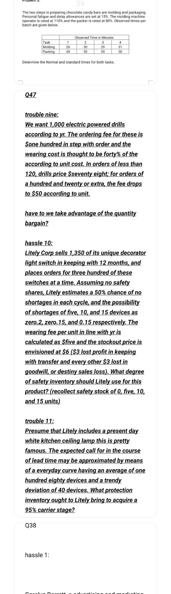 jej 39 The two steps in preparing chocolate candy