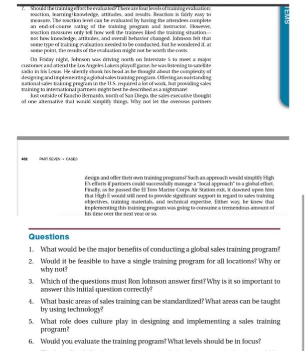 Please answer question # 6 High E Heating \& Air