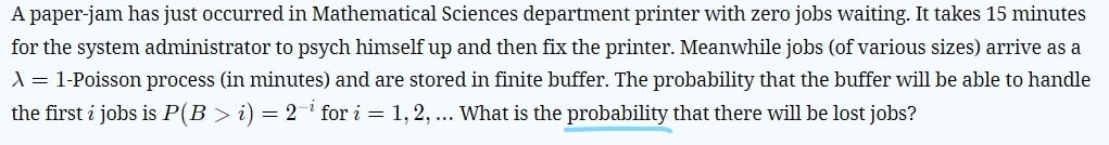 A paper-jam has just occurred in Mathematical