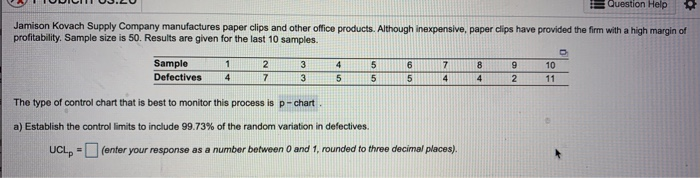 V IUDICIUJ.LU Question Help Jamison Kovach Supply