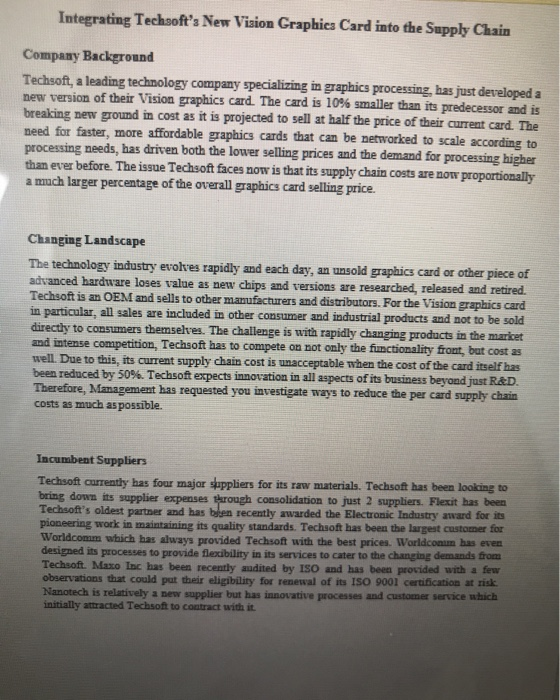 Integrating Techsoft's New Vision Graphics Card