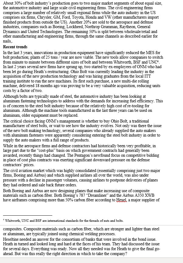 Please read the following case and the rubric