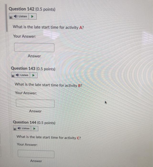 Use the information in the table below to answer