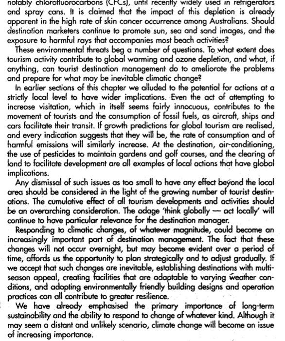 Briefly summarize this case study. Climate change