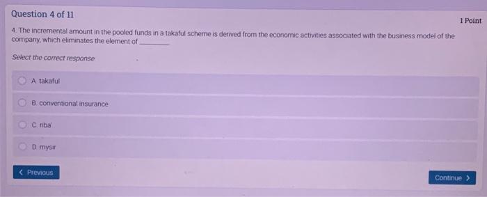 Question 7 of 11 7 Another approach is by