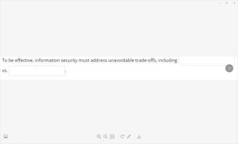 0 To be effective, information security must