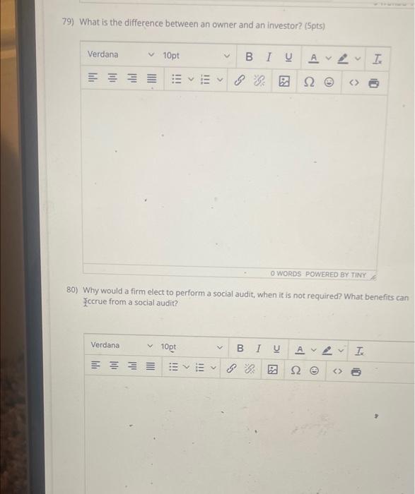 79) What is the difference between an owner and