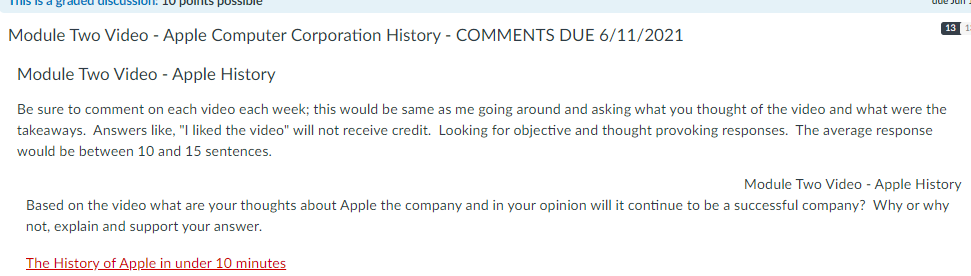 Bi due poms POSSIDIC Module Two Video - Apple