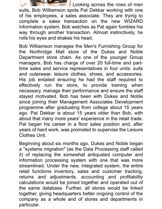 Read the case Human resource management can